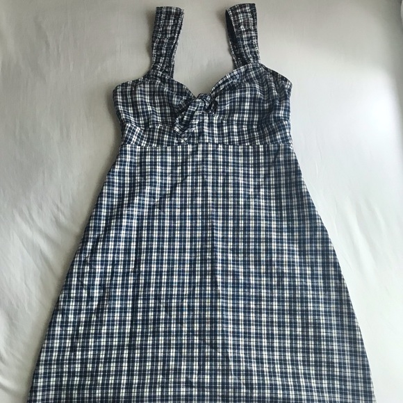New With Tags! Urban Outfitters Plaid Mini Dress - Picture 3 of 4